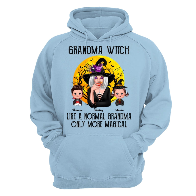Grandma Witch Like Normal Grandma More Magical Halloween Personalized Shirt