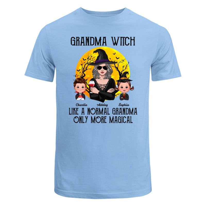Grandma Witch Halloween Girl Vector Personalized Shirt